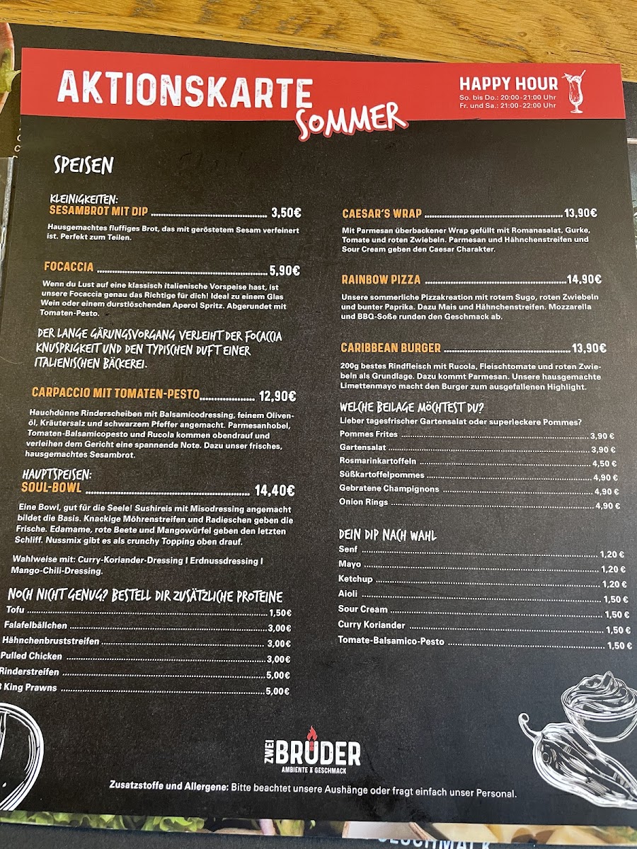 Menu Zwei Bruder-2